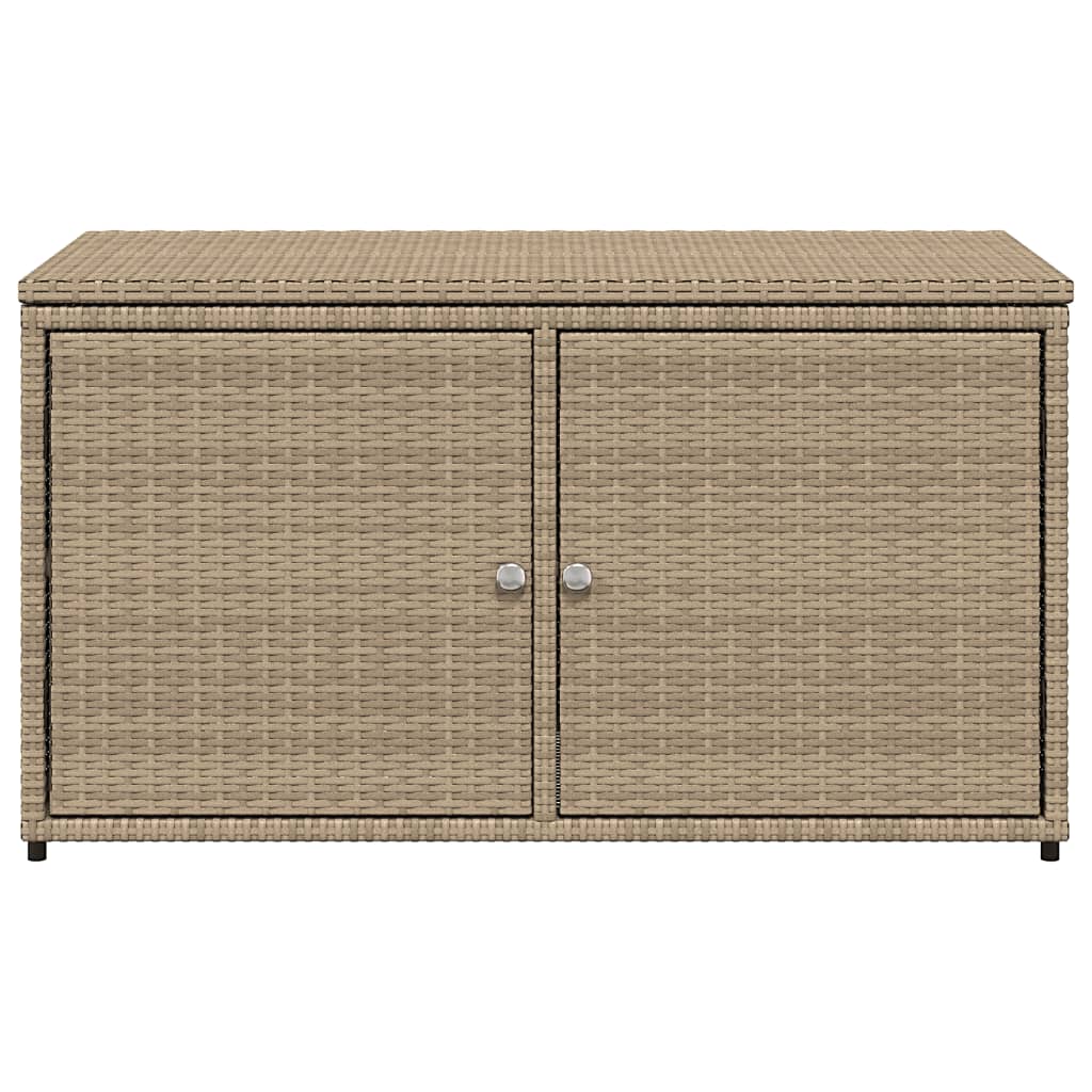 Tuinkast 110x55x60,5 cm poly rattan beige - Afbeelding 7