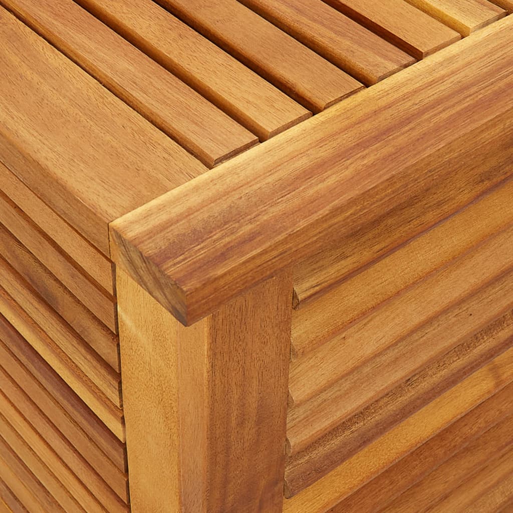 Tuinbox met jaloezieën 60x50x56 cm massief acaciahout - Afbeelding 7