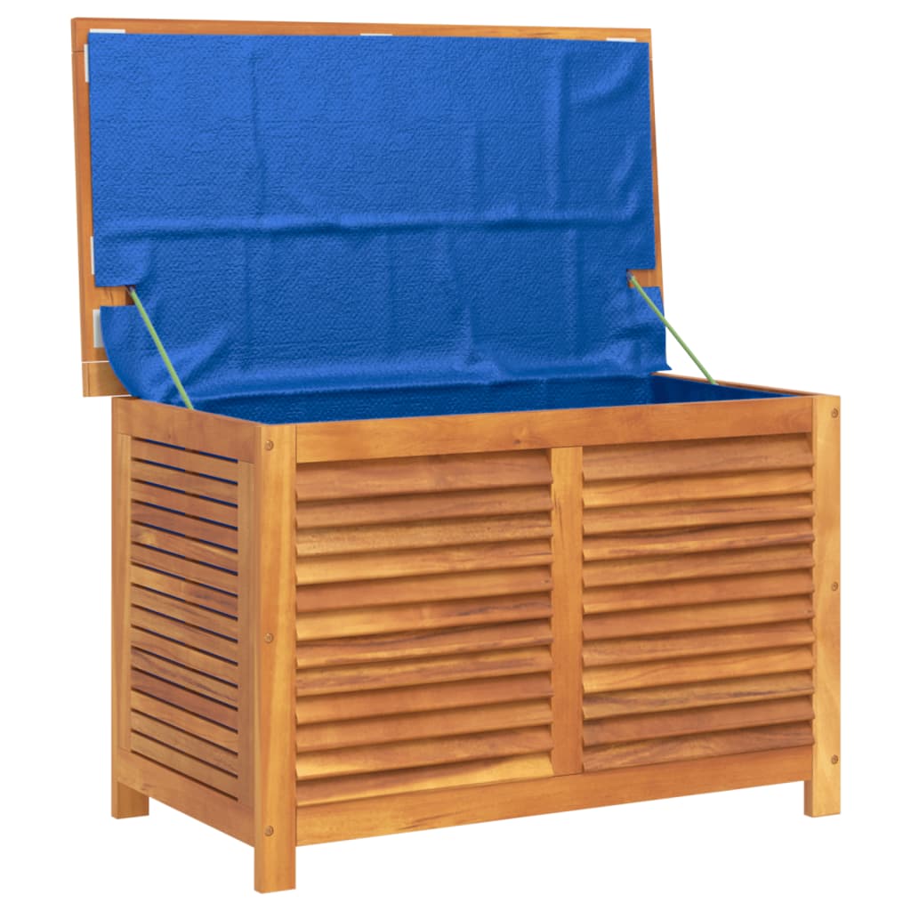 Tuinbox met jaloezieën 90x50x56 cm massief acaciahout - Afbeelding 4