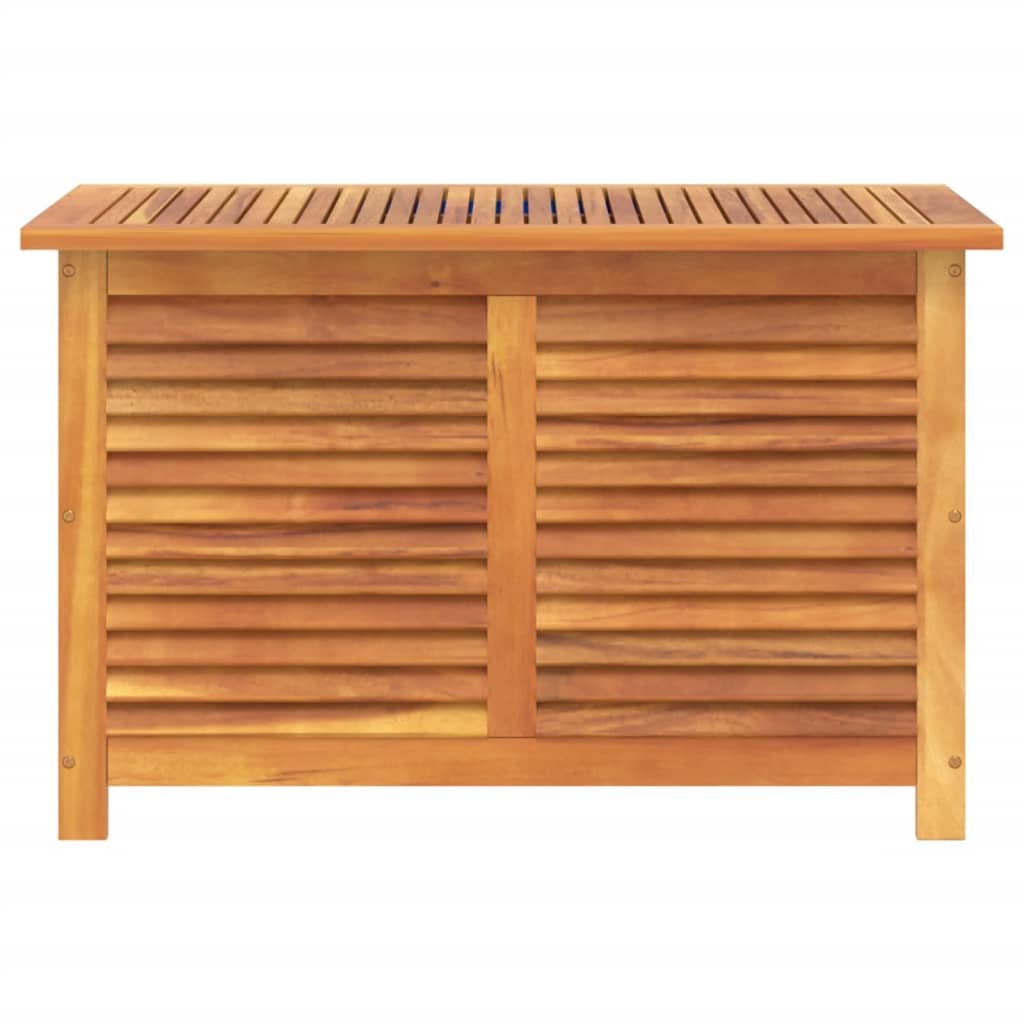 Tuinbox met jaloezieën 90x50x56 cm massief acaciahout - Afbeelding 5