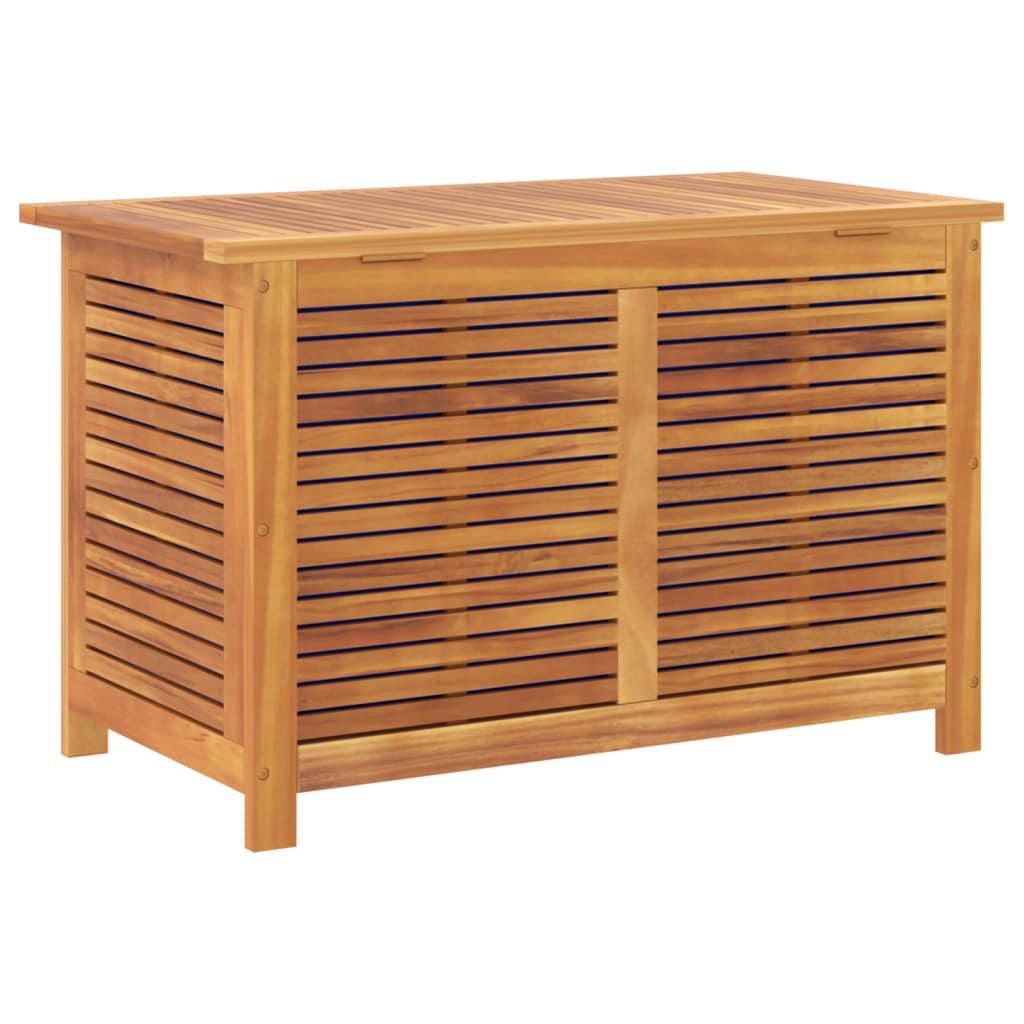 Tuinbox met jaloezieën 90x50x56 cm massief acaciahout - Afbeelding 7