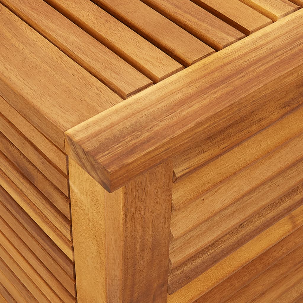 Tuinbox met jaloezieën 90x50x56 cm massief acaciahout - Afbeelding 8