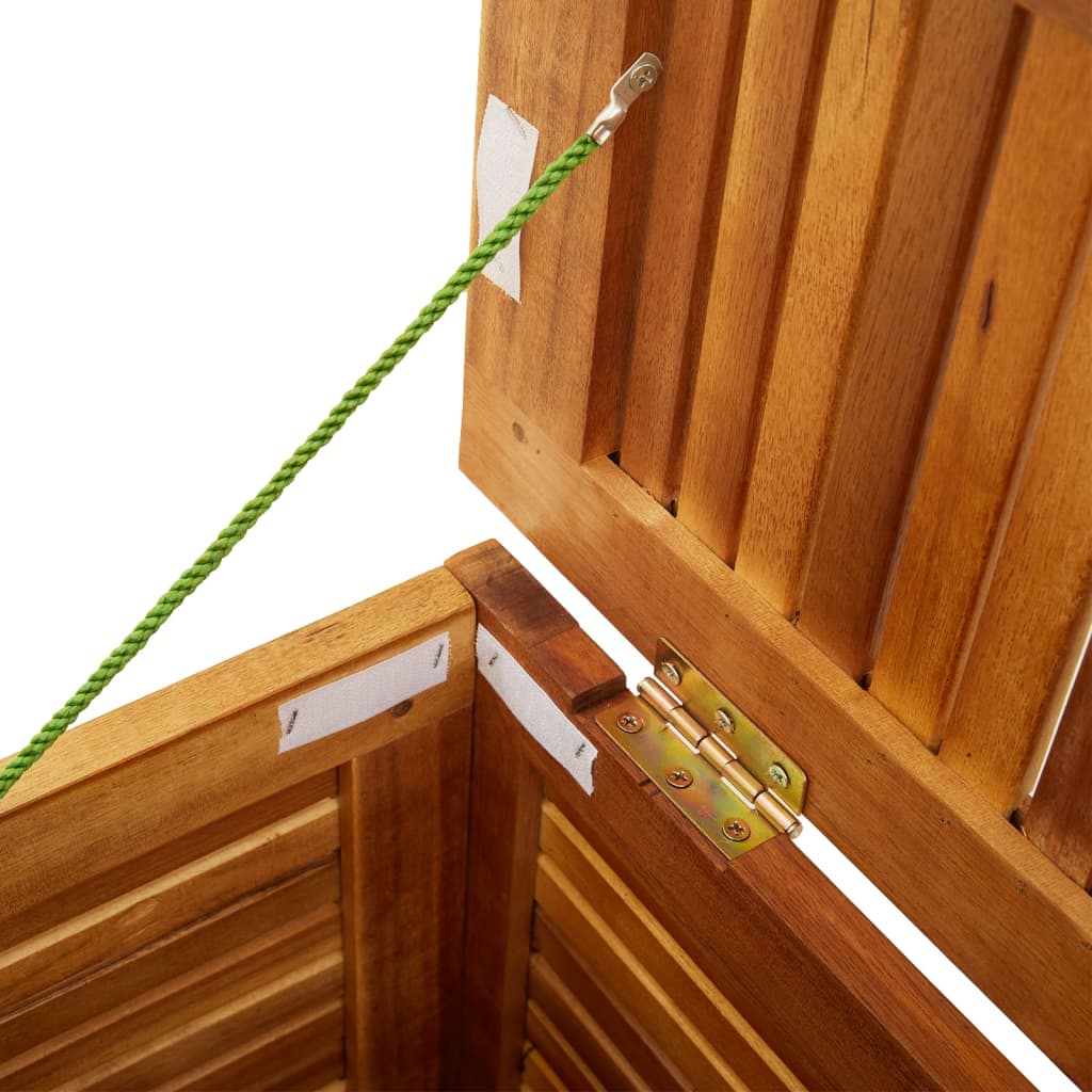 Tuinbox met jaloezieën 90x50x56 cm massief acaciahout - Afbeelding 9