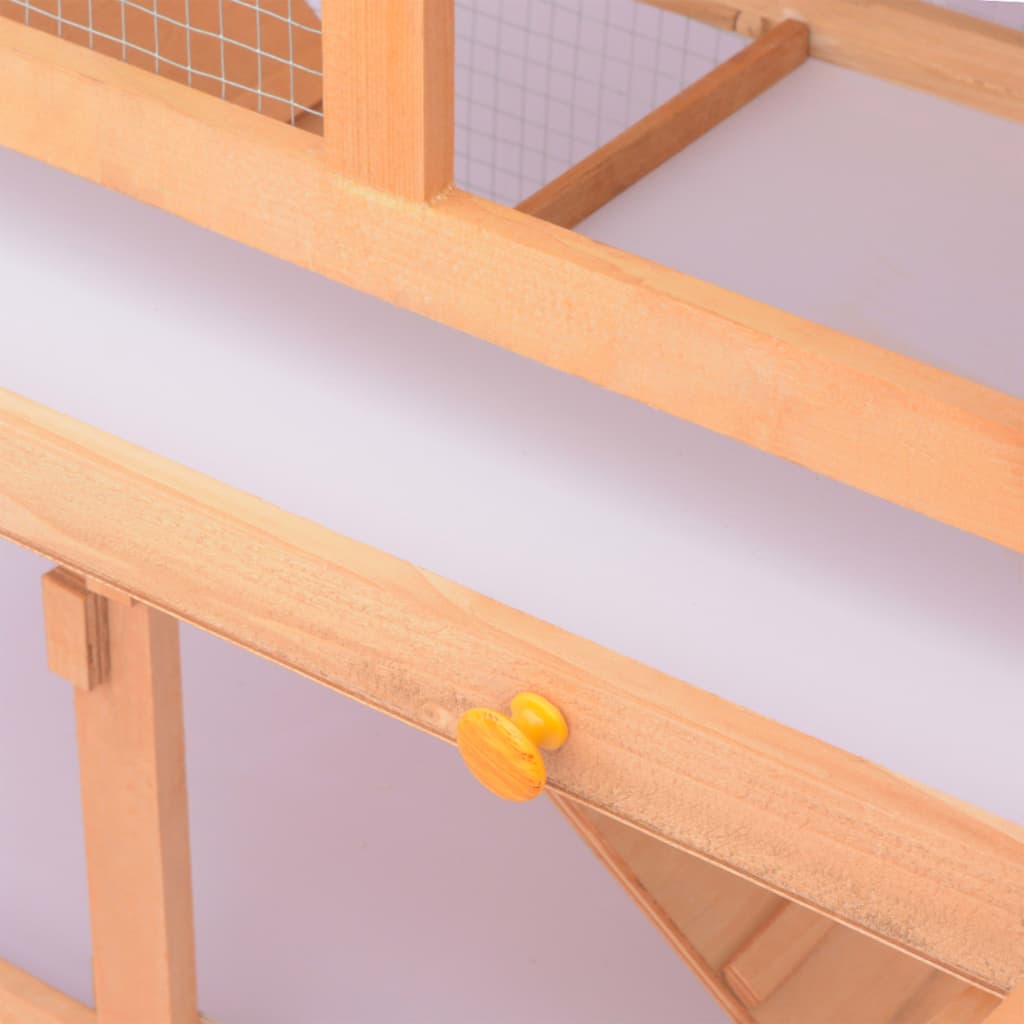 Konijnenhok met ren hout - Afbeelding 6