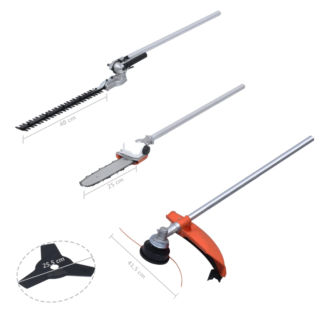 Tuingereedschapsset met 52 cc motor 4-in-1 - Afbeelding 10