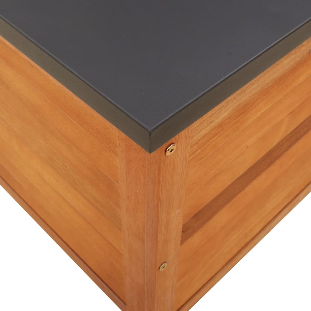 Tuinbox 60x50x55 cm massief eucalyptushout - Afbeelding 8