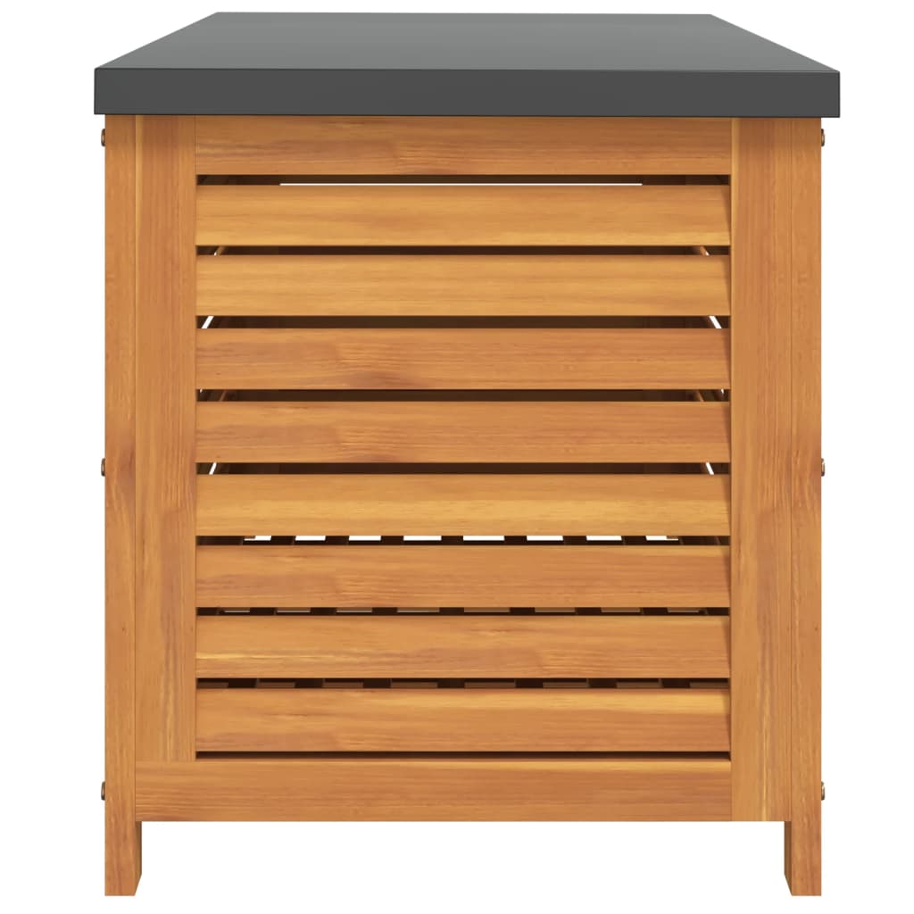 Tuinbox 90x48x55 cm massief eucalyptushout - Afbeelding 5