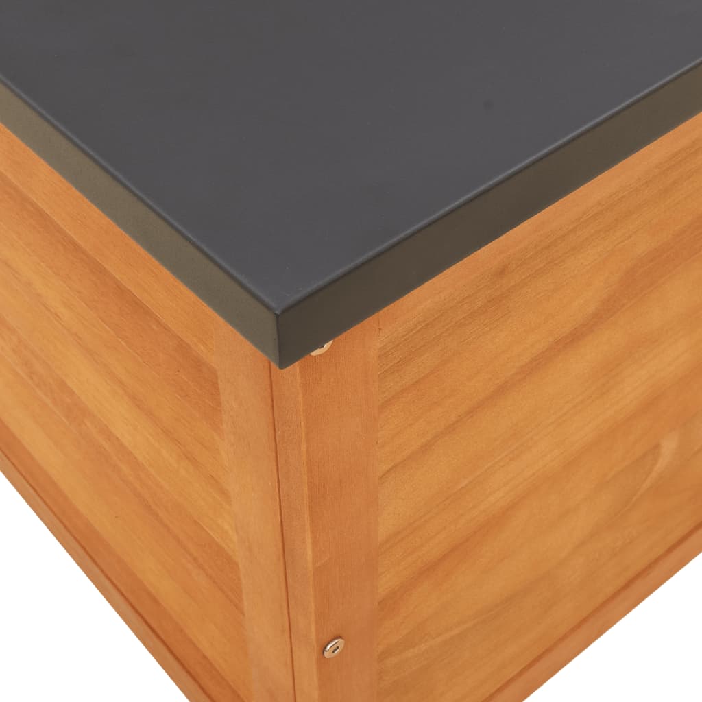 Tuinbox 90x48x55 cm massief eucalyptushout - Afbeelding 8