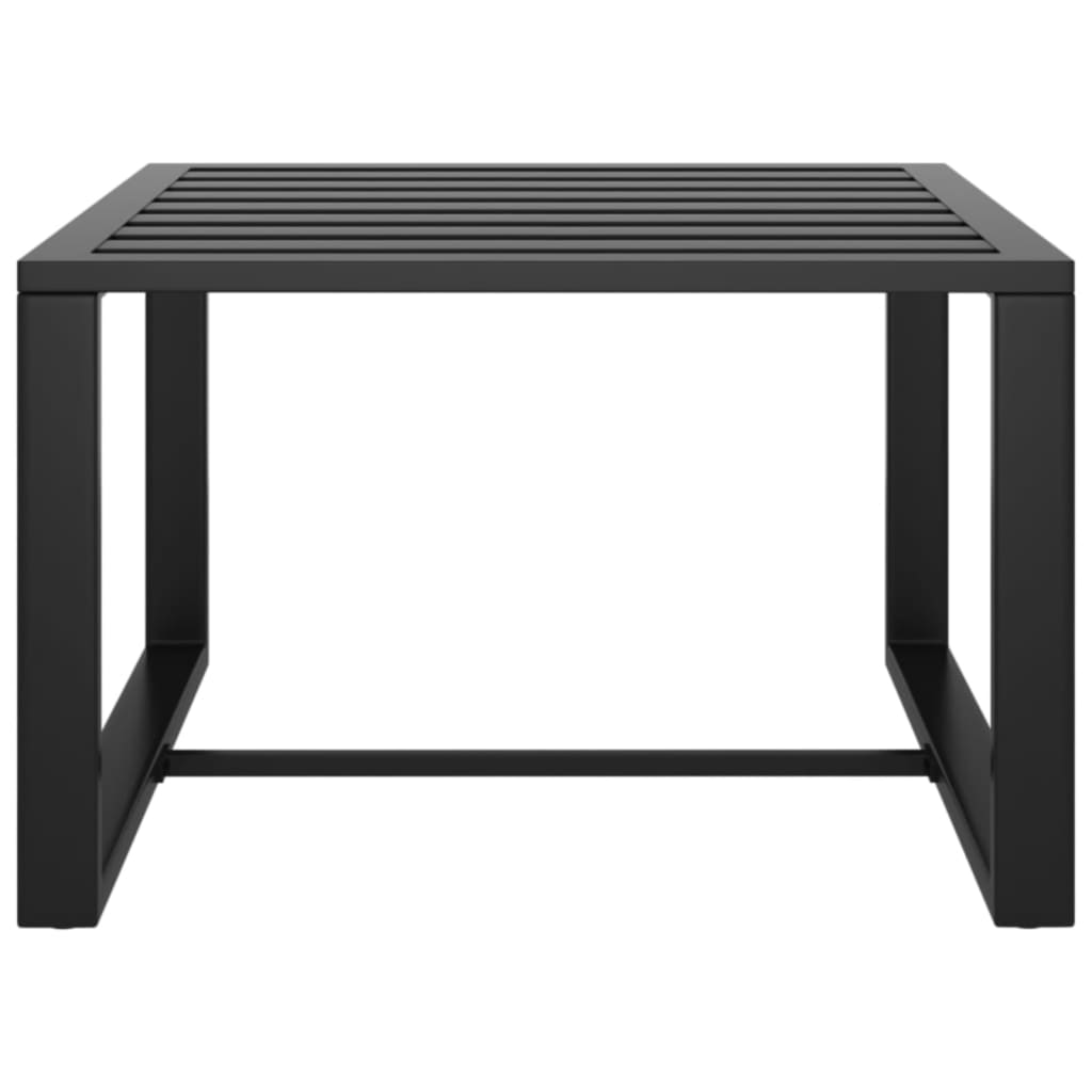 11-delige Loungeset met kussens aluminium antracietkleurig - Afbeelding 8