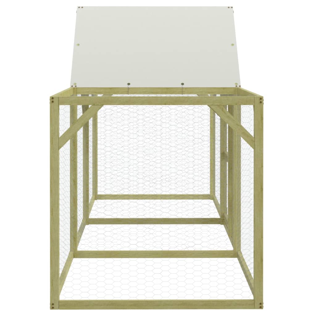 Kippenhok 300x100x150 cm geïmpregneerd massief grenenhout - Afbeelding 3