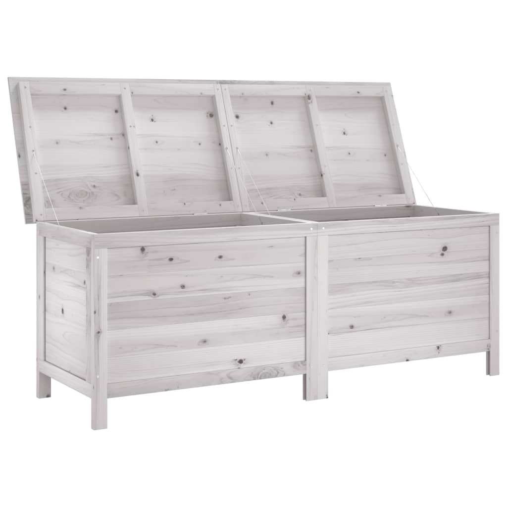 Tuinbox 150x50x56,5 cm massief vurenhout wit - Afbeelding 3
