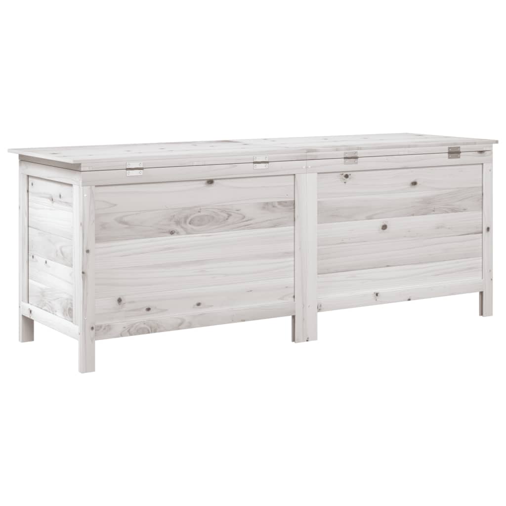 Tuinbox 150x50x56,5 cm massief vurenhout wit - Afbeelding 6