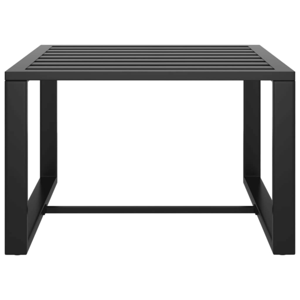 10-delige Loungeset met kussens aluminium antracietkleurig - Afbeelding 8