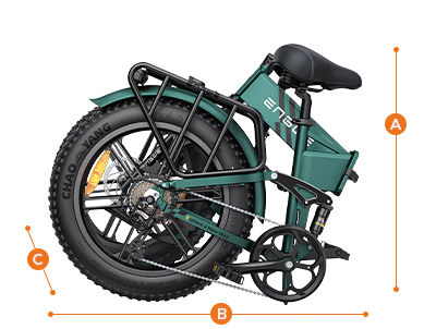 ENGWE Engine Pro 2.0 - Vouw Fatbike - High Performance E-bike - Zwart - Afbeelding 4
