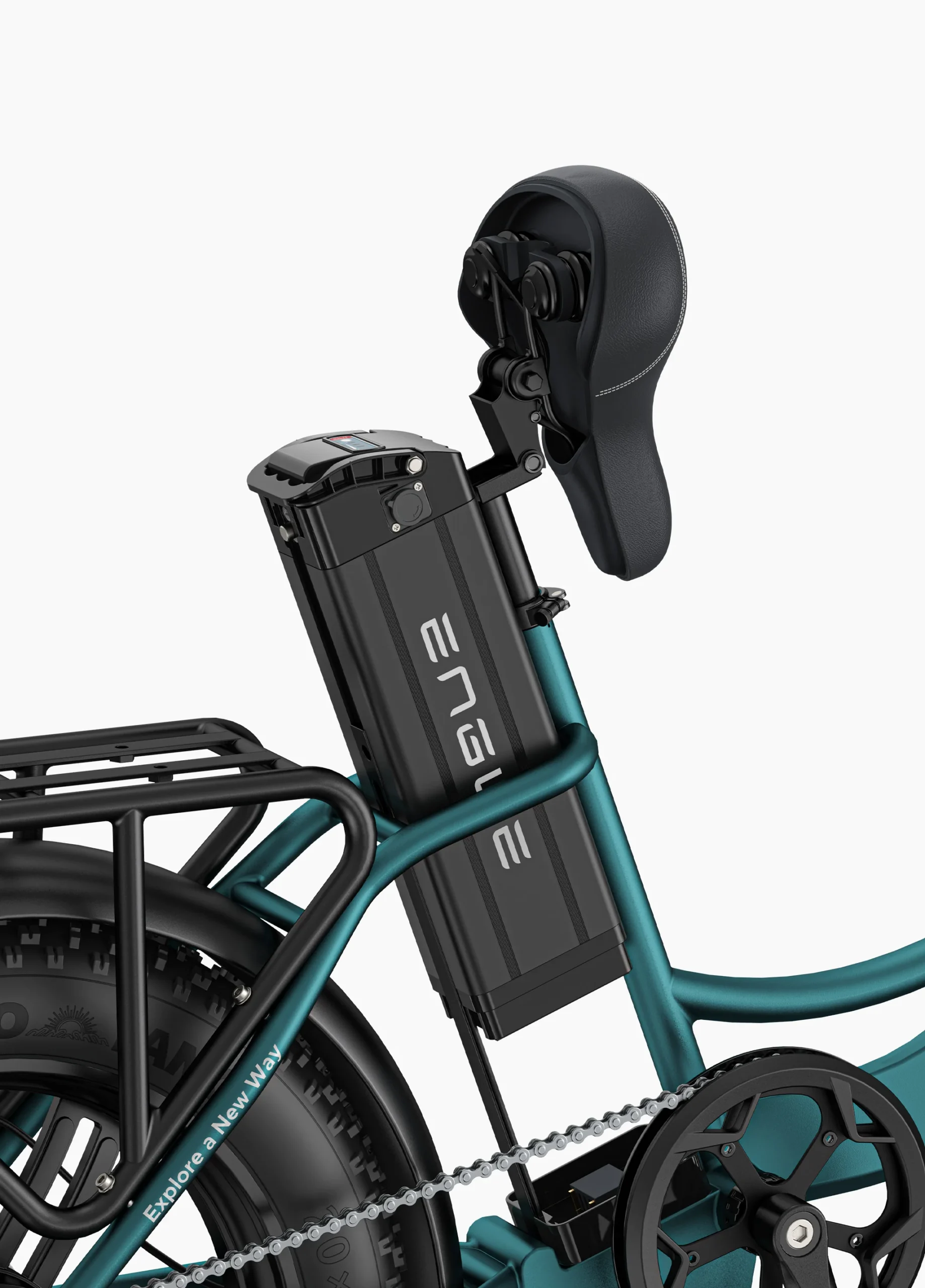 ENGWE L20 Boost 250W Fatbike groen - Afbeelding 8