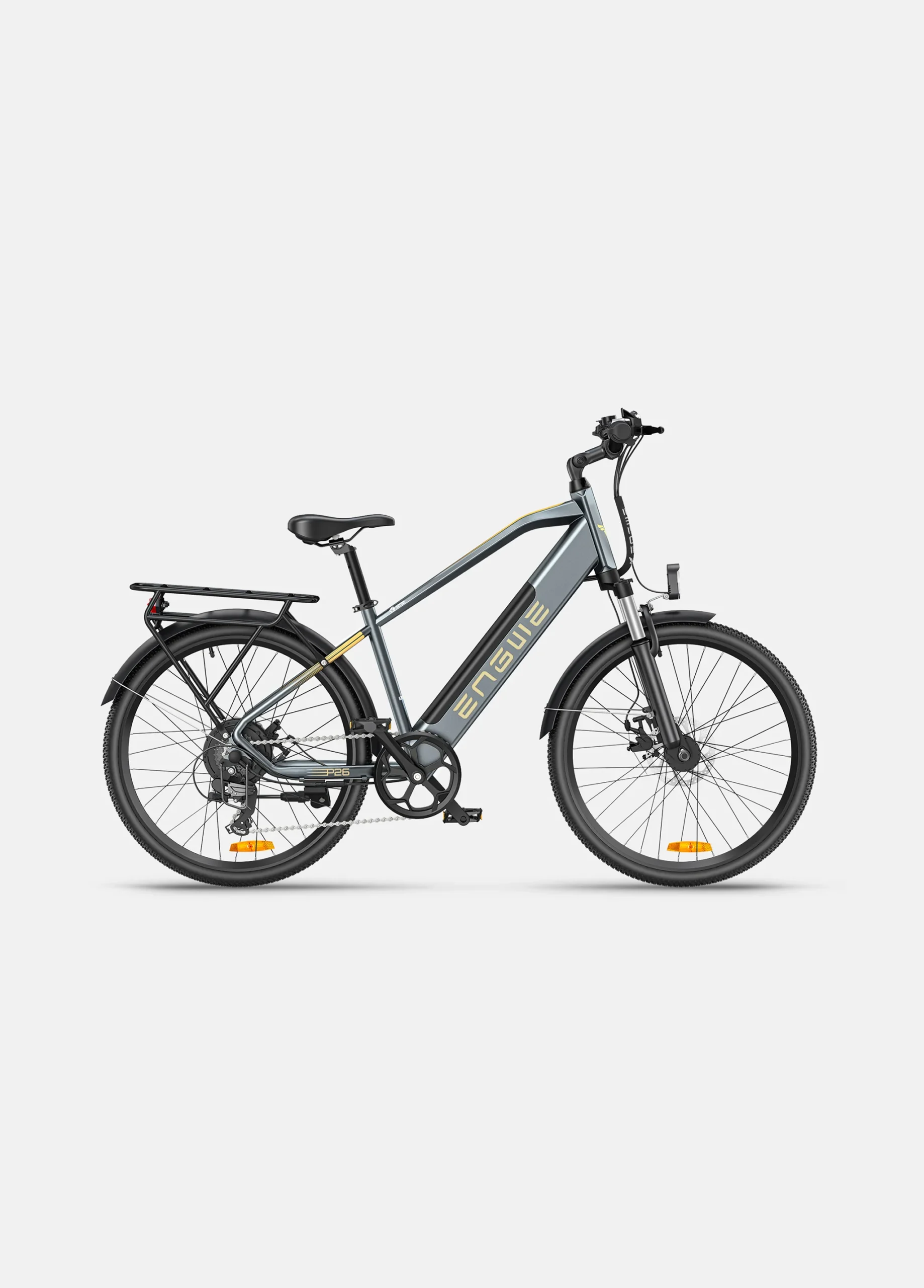ENGWE P26 250w motor 17ah batterij 100km bereik 25km/h E-bike EU Versie 2024- Grijs