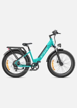 Engwe E26 Step-Thru - Elektrische Fatbike 25km/h 250W EU Versie 2024- Blauw