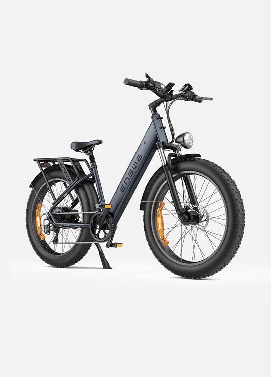 Engwe E26 Step-Thru - Elektrische Fatbike 25km/h 250W EU Versie 2024- Grijs - Afbeelding 2