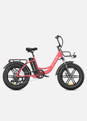 Engwe L20 Elektrische Fatbike EU Version 20inch 25km/h 250W Flamingo Pink - 2024