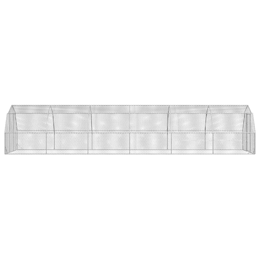 Kippenren 2,5x12x2,25 m gegalvaniseerd staal - Afbeelding 4