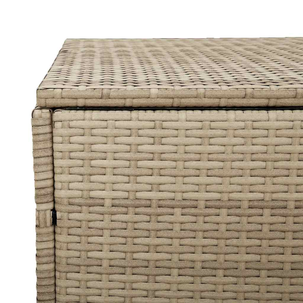 Tuinbox 220x50x58 cm poly rattan beige - Afbeelding 8