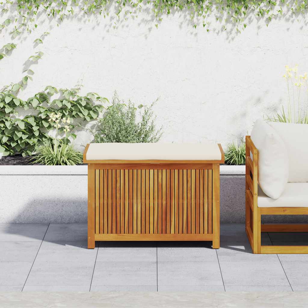 Kussenbox voor buiten 90x50x60,5 cm massief acaciahout - Afbeelding 3