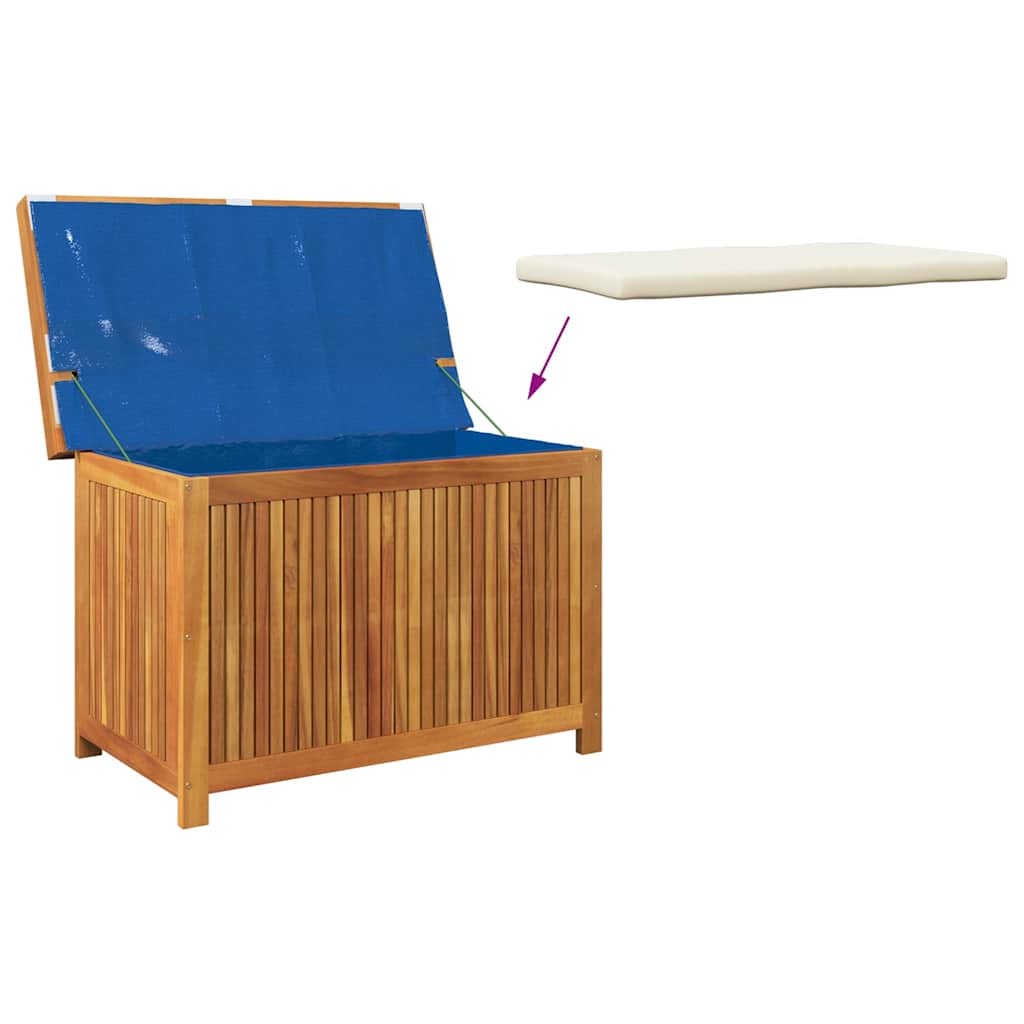 Kussenbox voor buiten 90x50x60,5 cm massief acaciahout - Afbeelding 8