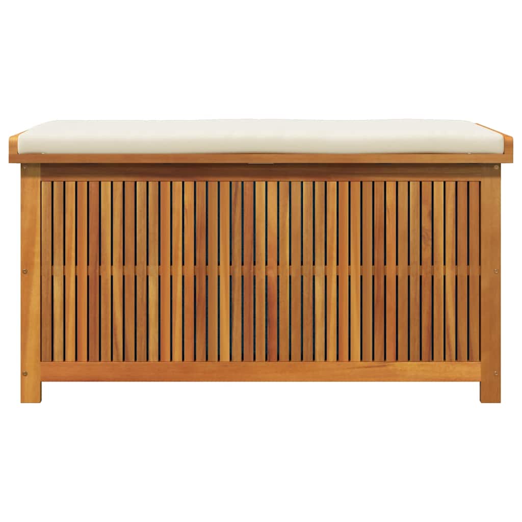Opbergbox voor buiten 113x50x60,5 cm massief acaciahout - Afbeelding 5