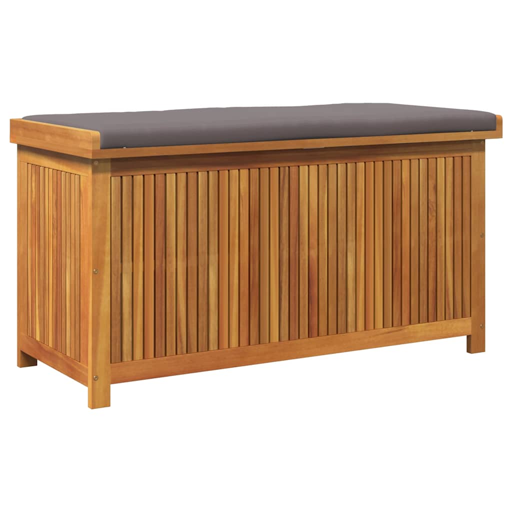 Opbergbox voor buiten 113x50x60,5 cm massief acaciahout - Afbeelding 2