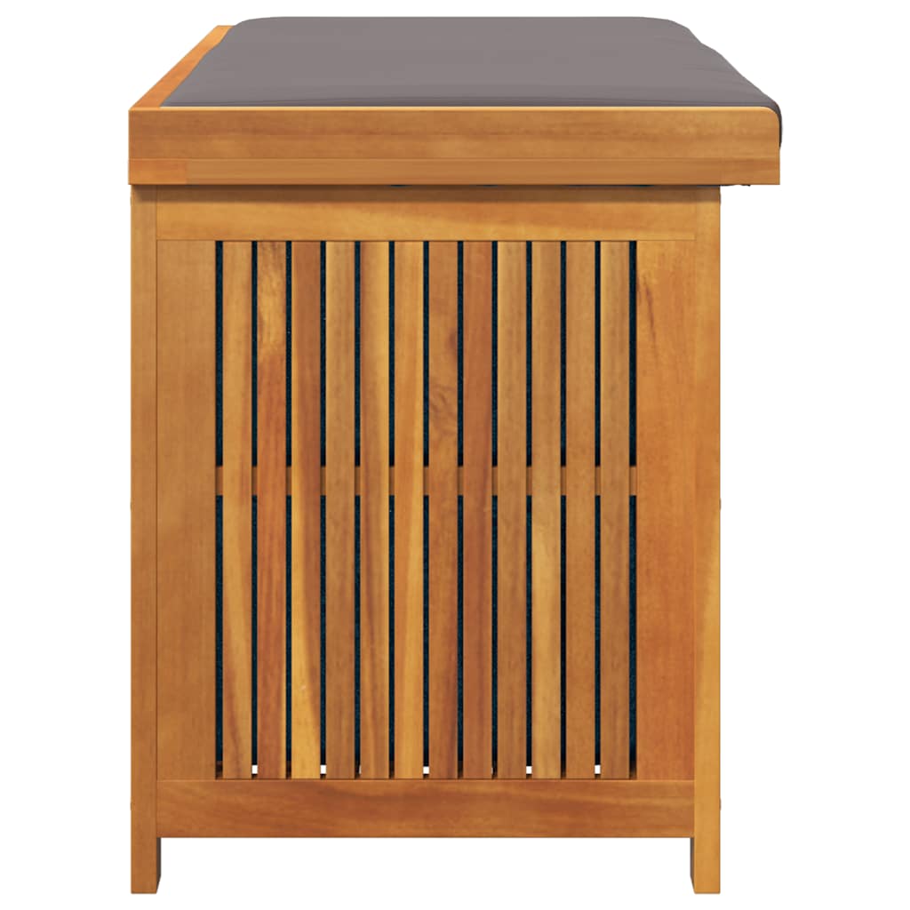 Opbergbox voor buiten 113x50x60,5 cm massief acaciahout - Afbeelding 6