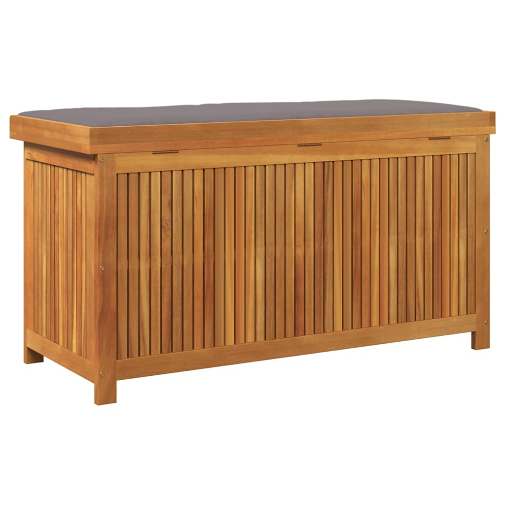 Opbergbox voor buiten 113x50x60,5 cm massief acaciahout - Afbeelding 7