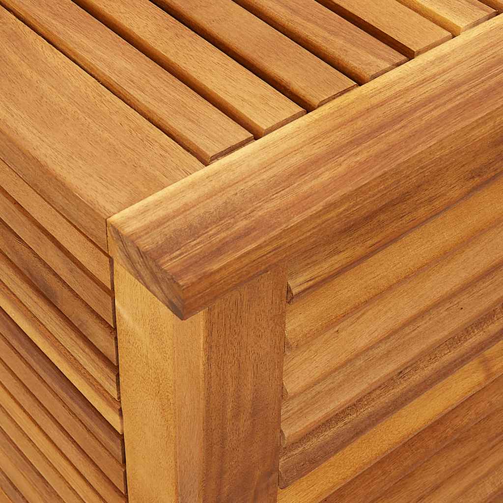 Tuinbox met jaloezieën 60x50x56 cm massief acaciahout - Afbeelding 10
