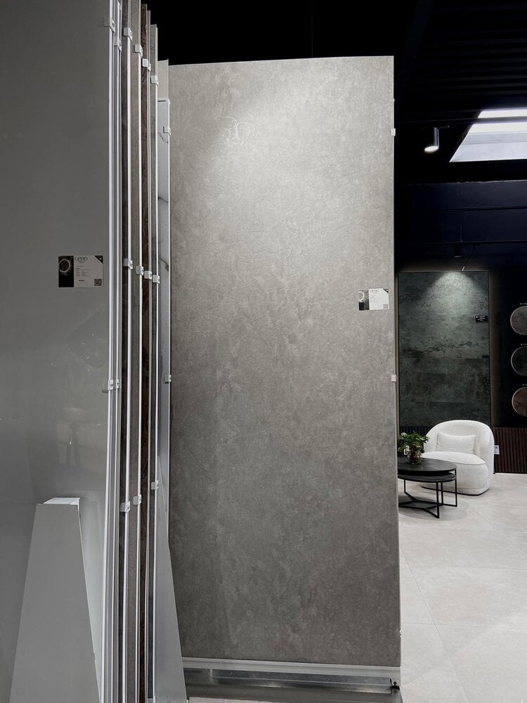 120x280x0,3 cm – Concrete Grey PVC Wandpaneel MAT - Afbeelding 2