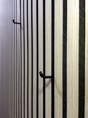 MODERN - Jashaak voor Akupanel - Mat Zwart ( Inclusief Schroeven )