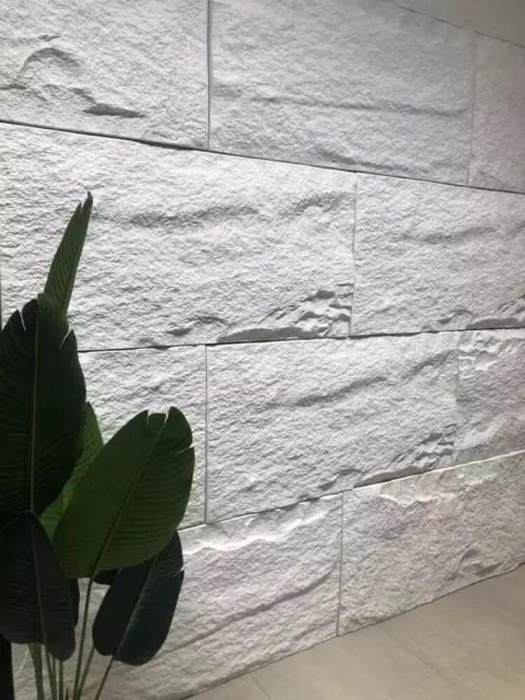 3D XL WIT Rotswand Wandpaneel 60x120 - Afbeelding 2
