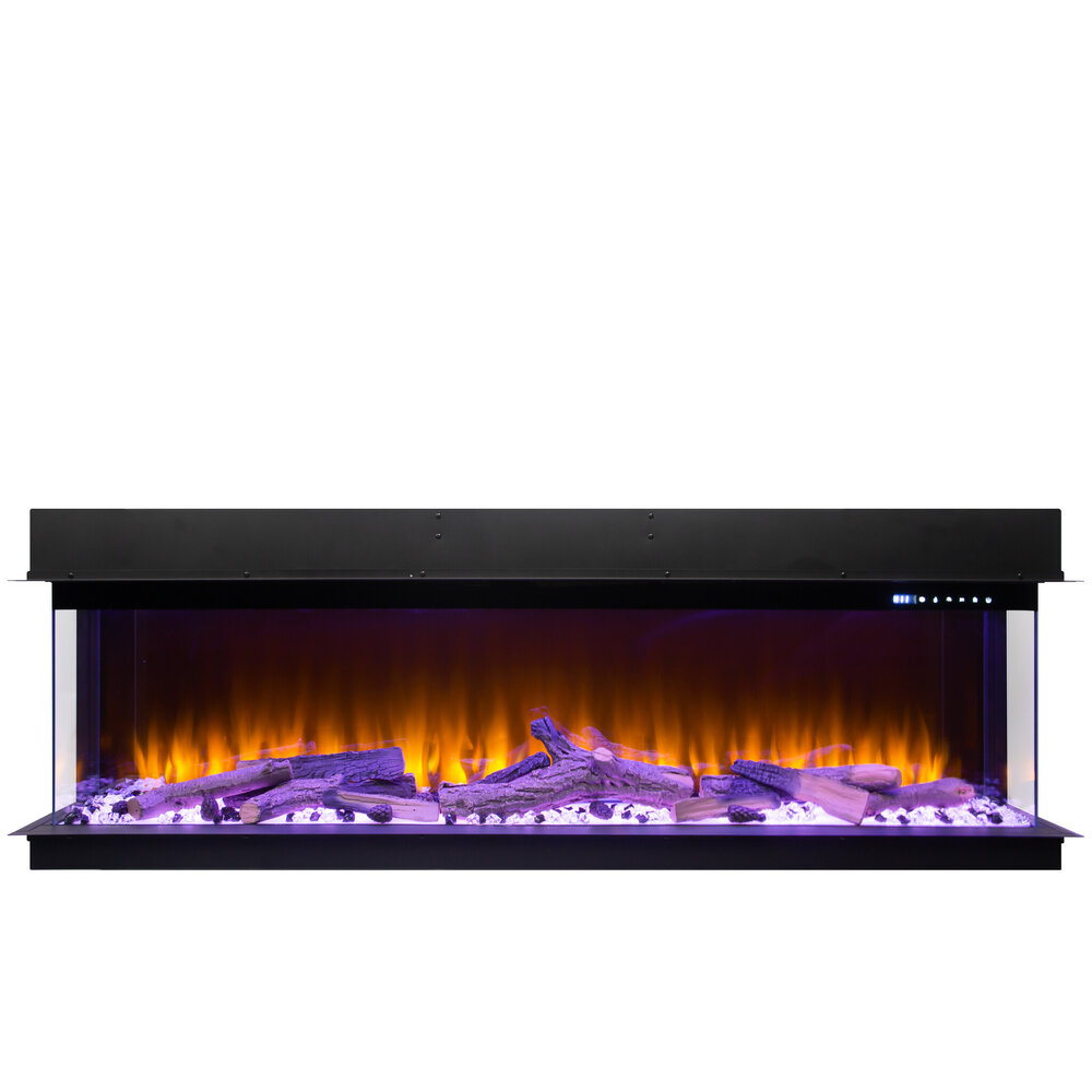 Amsterdam 30CM DIEP - 183 CM 3D INBOUW Elektrische Sfeerhaard MET VERWARMING + WIFI + APP FUNCTIE - Afbeelding 2