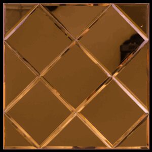 COPPER Glass  - Zelfklevend Mozaiek 300x300x4mm