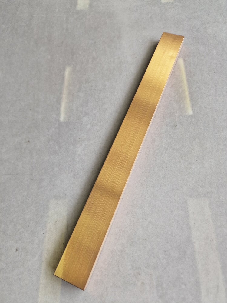 Cover voor akupanel - Geborsteld GOUD - Afbeelding 2