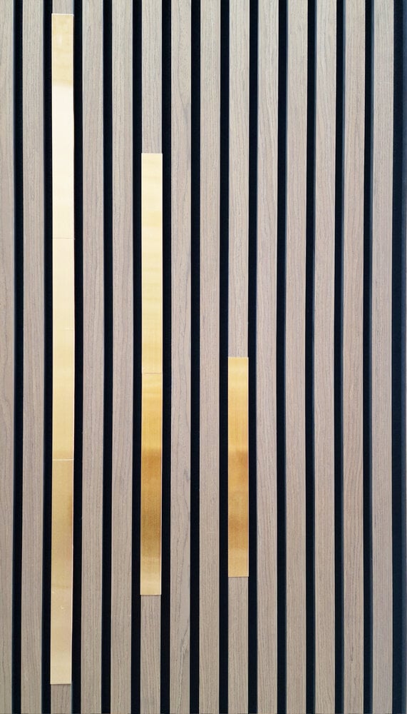 Cover voor akupanel - Geborsteld GOUD