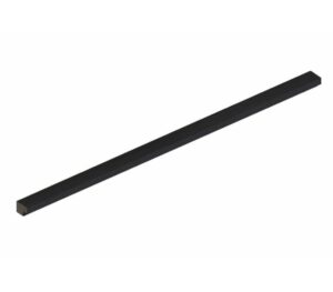 Eindlat Lattenwand kleur: Eiken Zwart 260x2,7x2,1