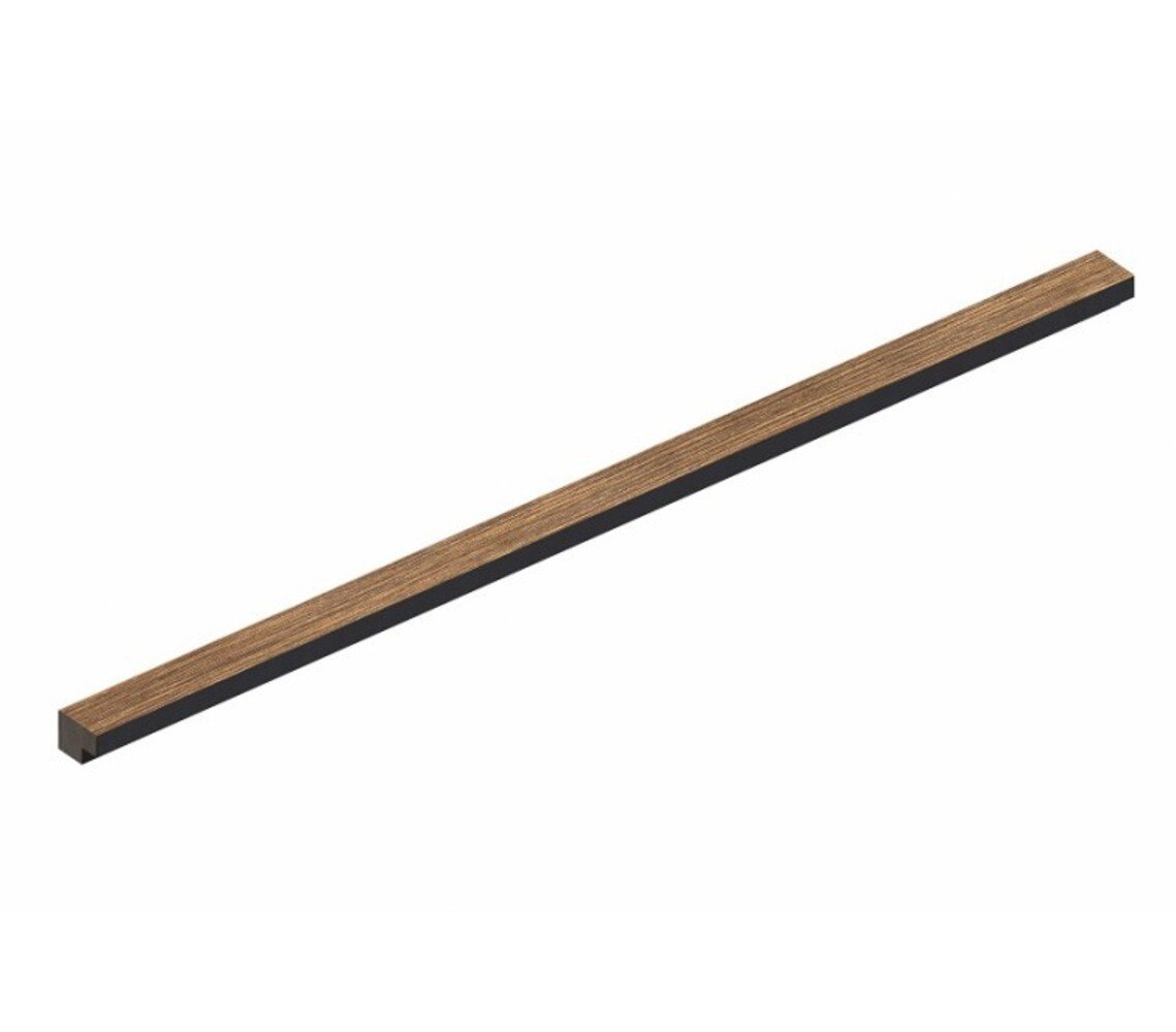 Eindlat Lattenwand kleur: Gerookt Eiken 260x2,7x2,1