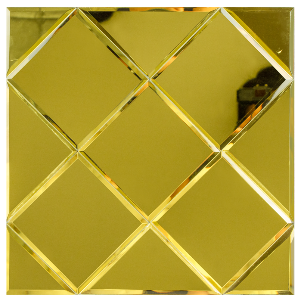 GOLD Glass - Zelfklevend Mozaiek 300x300x4mm