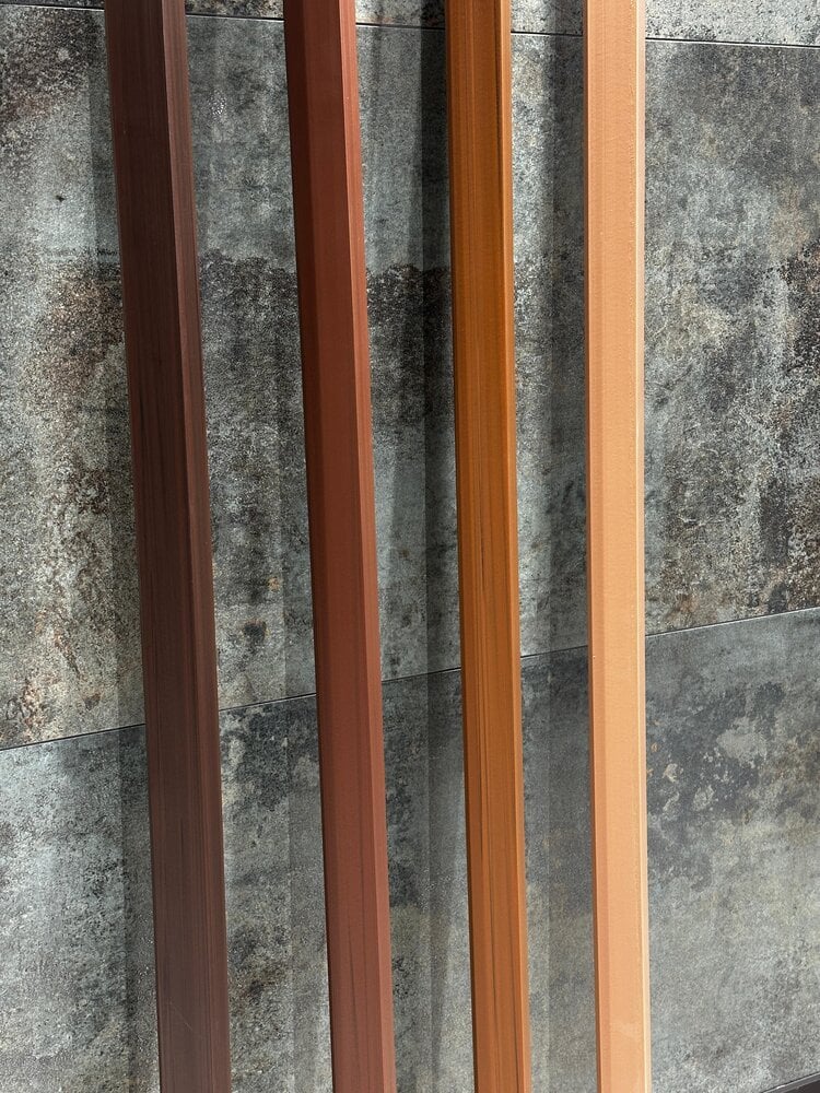 ROSEWOOD - HOEKPROFIEL 290x5x5 cm WPC ( 360° volledig bedekkende beschermlaag ) - Afbeelding 2