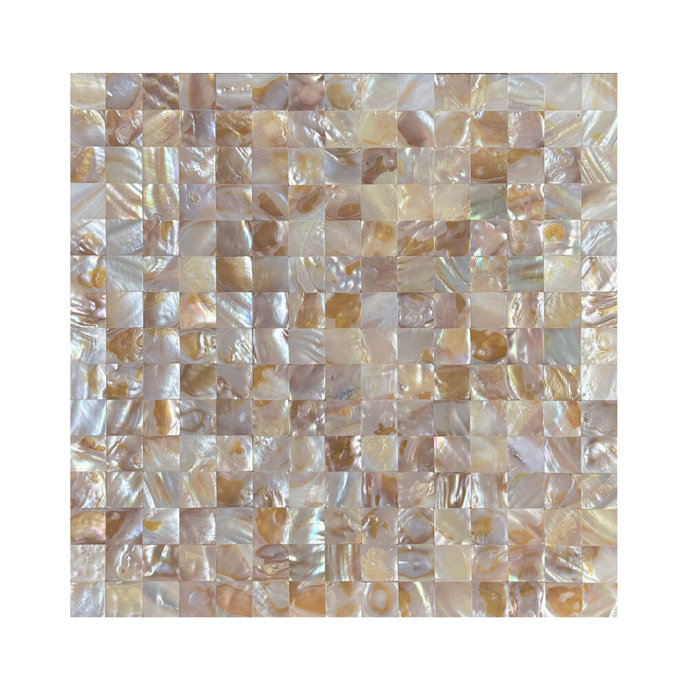 SHELL Tiles - Beige - Mother of PEARL - Zelfklevend Mozaiek 305x305x3.3mm