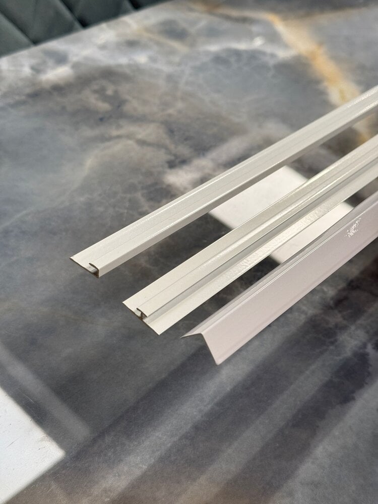 Tussenprofiel tbv. PVC Wandpanelen - WIT - Afbeelding 2