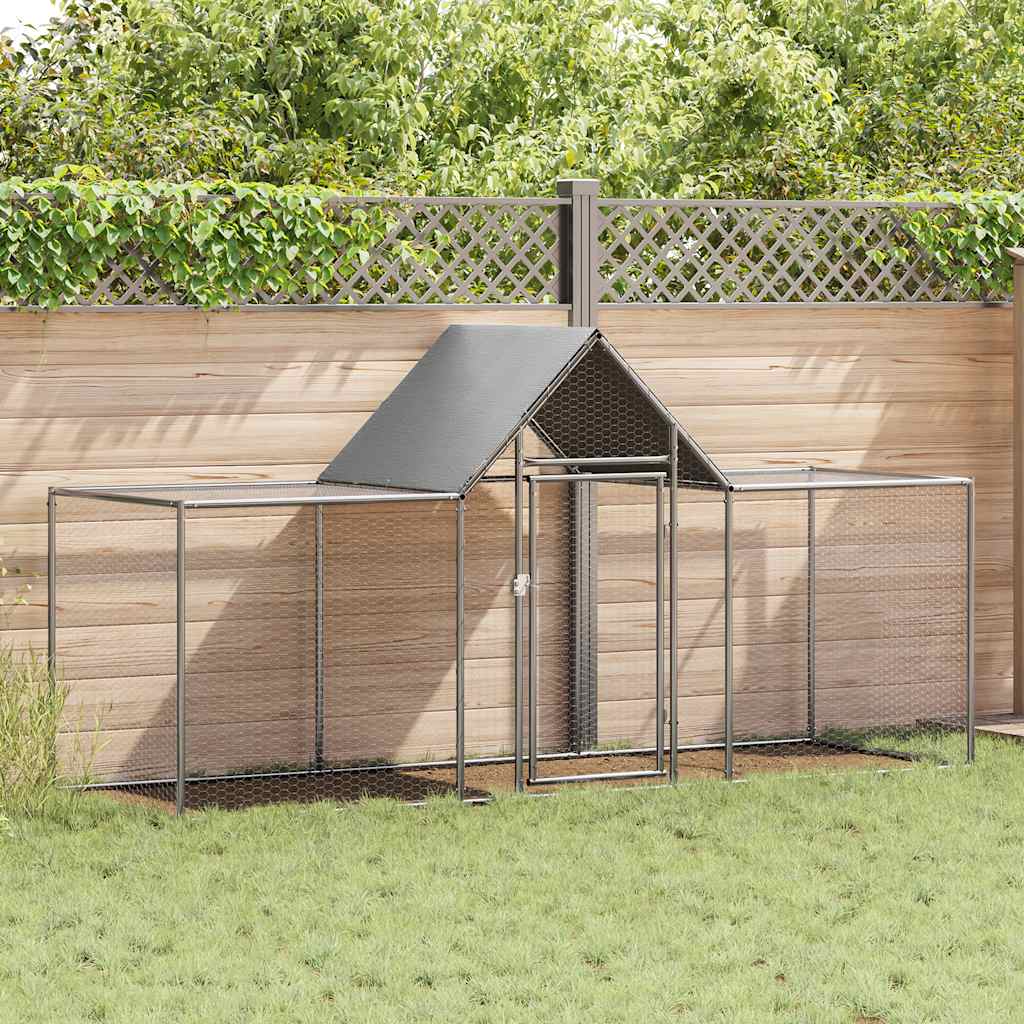 Kippenren 3x1x1,5 m gegalvaniseerd staal