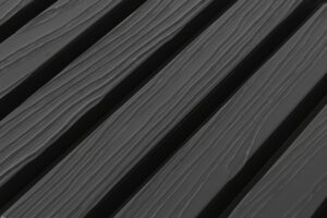 BLACK - Zwarte strepen - Gevelbekleding – Composiet | 290 x 22 cm | Gevel | Tuin