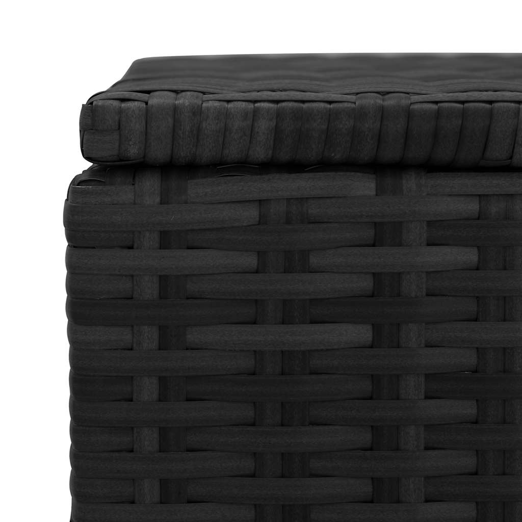 Tuinbox 150x50x60 cm poly rattan zwart - Afbeelding 7