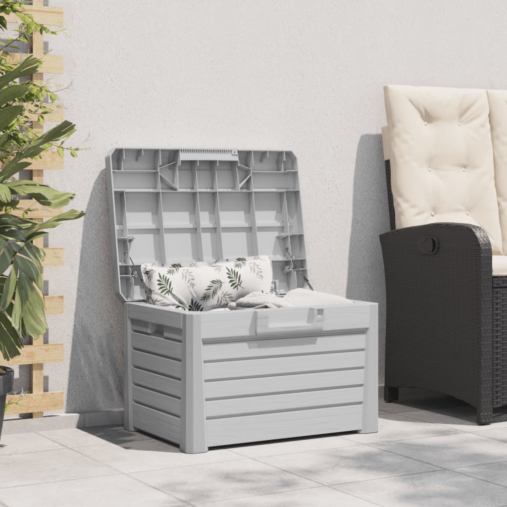 Kussenbox 73x50,5x46,5 cm polypropeen grijs - Afbeelding 3