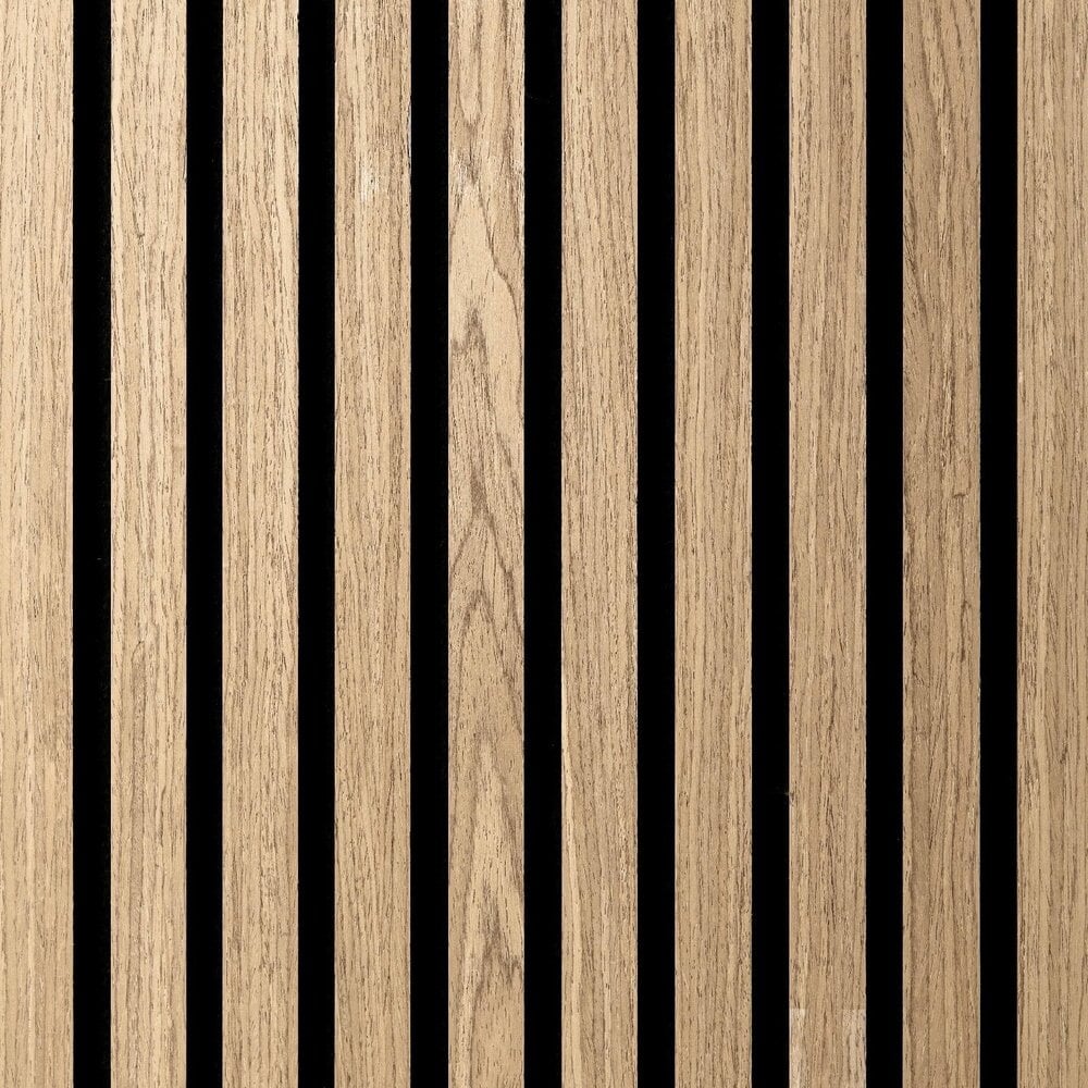 260x60 cm NEW WALNOOT Eiken akoestische wand panelen lattenwand met Vilt